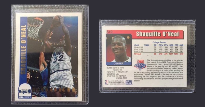 Shaq Rookie HOLY GRAIL?? What is this worth?