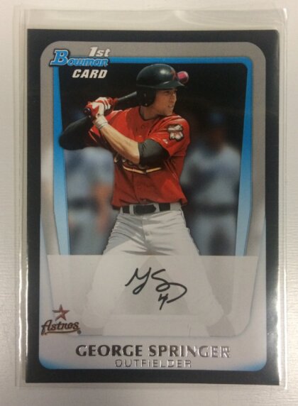 George Springer 2011 Bowman Rookie