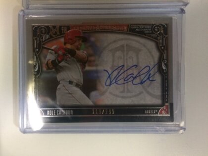 Kole Calhoun Museum Collection Autograph