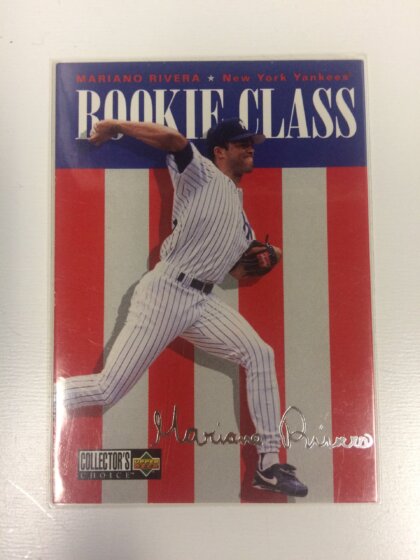 Mariano Rivera Rookie Collectors Choice Silver Signature