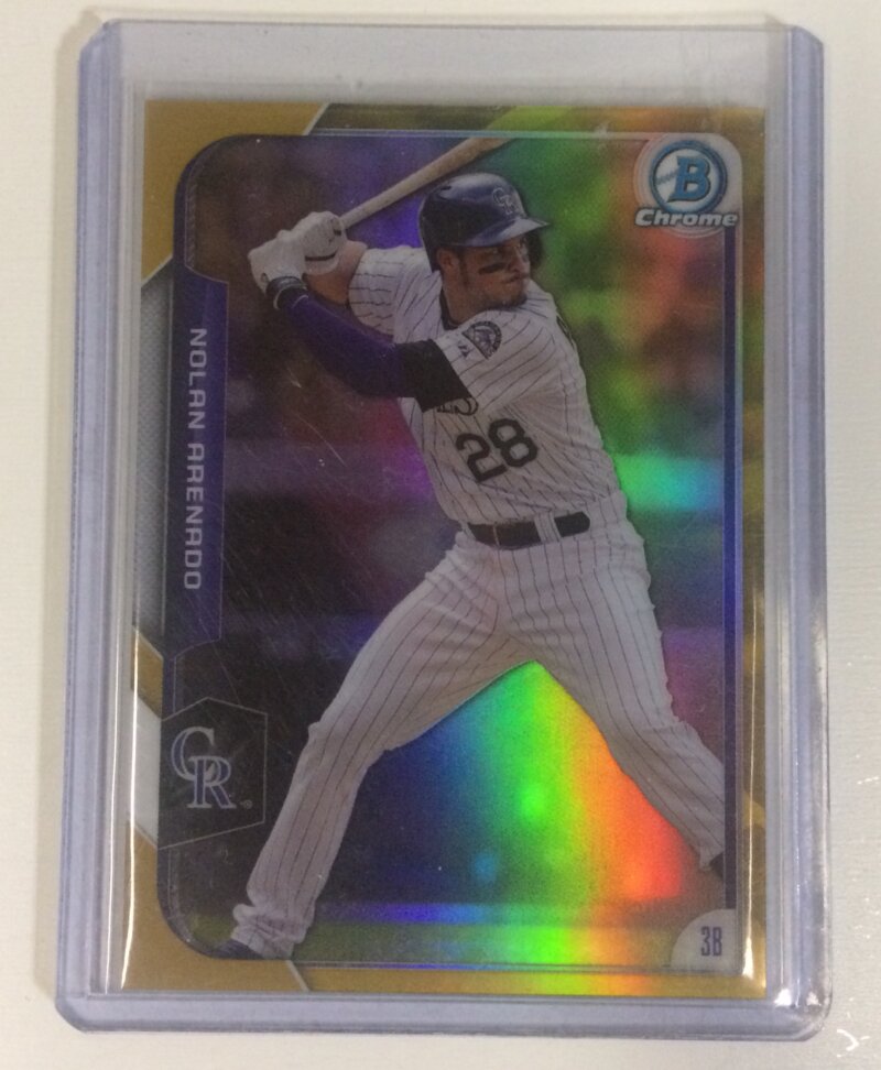 Nolan Arenado 2015 Bowman Chrome Gold /50