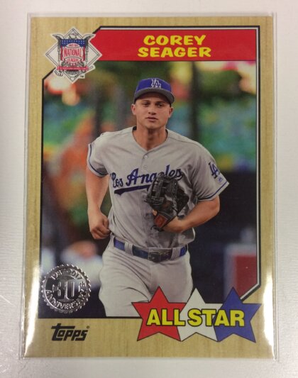 Corey Seager Lot (2) 2017 Topps Series 2 Inserts