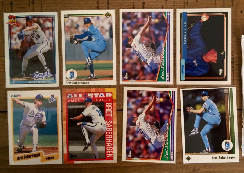 Bret Saberhagen baseball cards