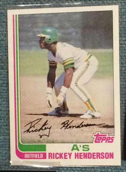 Rickey Henderson 1982 Topps