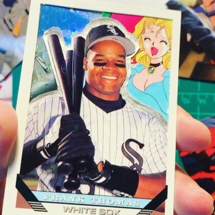 Frank Thomas anime series custom art card