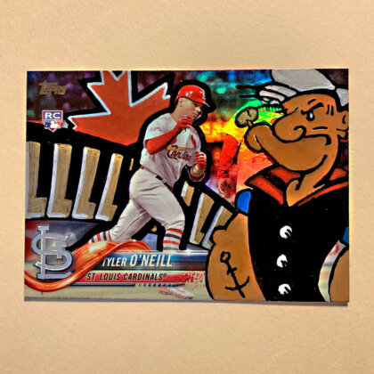 Tyler O’Neill KAPOW Popeye custom art card