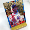 Rickey Henderson 22kt gold custom art card