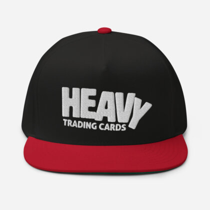 HEAVY Trading Cards Logo Flat Bill Cap