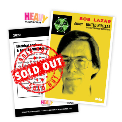 Heavy Trading Cards #03 – Bob Lazar