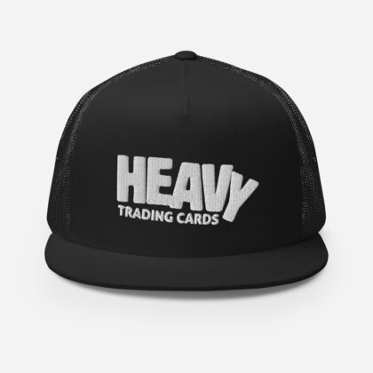 Heavy Trading Cards Logo Trucker Cap – Black