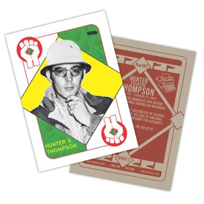 Heavy Trading Cards S2 #07 – Hunter S. Thompson