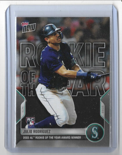 Julio Rodriguez 2022 Topps Now Rookie of the Year ROY #OS-34